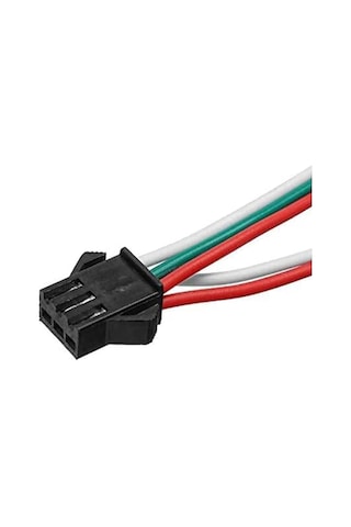 10 Adet Jst Sm 3 Pin Konektör Led Güç Dişi Sm Bağlantı Kablo Adaptör Ws2812b Ws2812 Ws2811 Led Işık Şeridi Kırmızı - Yeşil - Beyaz