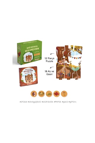 Bi Kutu Oyun Beni Sorarsan Yuvamdayım - İşte Yer Altı Kitap Ve Yapboz Seti - Zehra Kandemir