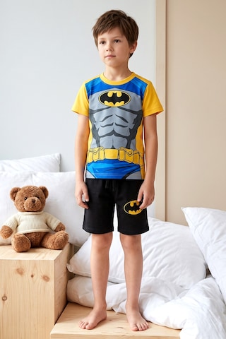 Remsa Erkek Çocuk Kısa Kol Şortlu Penye Pijama Takımı 3986 Sarı01