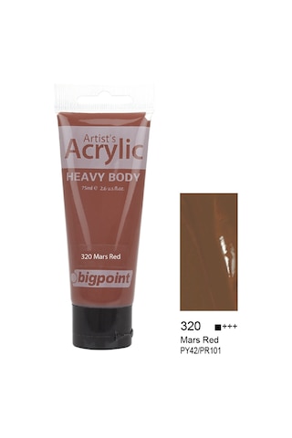 Bigpoint Akrilik Boya 75 ml Mars Red 320