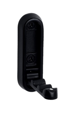 Fortunelane Siyah Çelik Katlanabilir Duvarlı Kanca - 1 Adet - Elbise, Çanta, Mutfak Gereçleri İçin Zincir Alaşımlı Dayanıklı Tasa