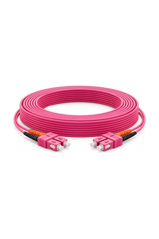 Alfafonet Sc/pc-sc/pc Multimode Om4 Dupleks 10 Metre Fiber Patch Cord