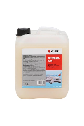 Würth Cilalı Oto Araç Şampuanı 5 Litre Würth Cilalı Oto Araç Şampuanı 5 Litre