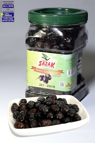 Sazak Yağlı Sele 261-290 KB M Siyah Zeytin Pet 900 G