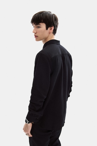 Backandbond Siyah Regular Fit Gömlek