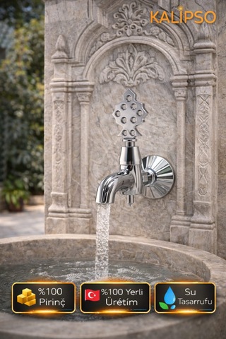 Kalipso Osmanlı Hamam Musluğu Krom