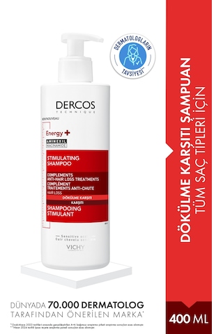 Dercos Energy+ Dökülme Karşıtı Şampuan 400 Ml Dercos Energy+ Dökülme Karşıtı Şampuan 400 Ml