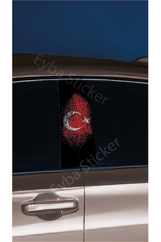 Araç Kapı Direk Kaplama Folyosu Desenli Drk22 Sağ Sol Takım 2 Adet - 22x50 Cm