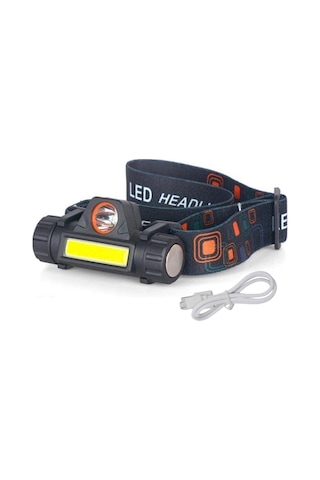 Büro Ev Ofis İş Güvenliği İçin Işıldaklı T6 Cree Led Işıklı Kafa Lambası Gri