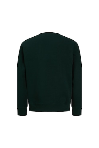 Jack & Jones Jjmunk Erkek Bisiklet Yaka Sweatshirt Rahat Günlük Yeşil