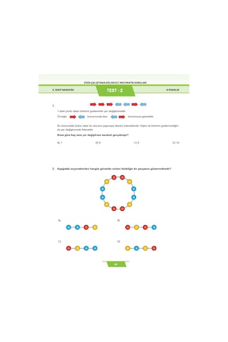 5. Sınıf Zihin Çalıştıran Eğlenceli Kanguru Matematik Soruları