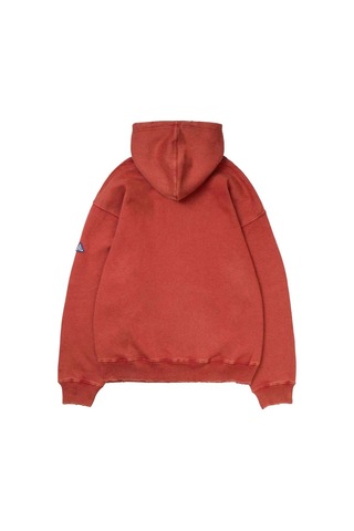 American Rag Cie Vintage Hoodie Solar Pamuk, Pre-shrunk Ve Şık Detaylarla Kırmızı