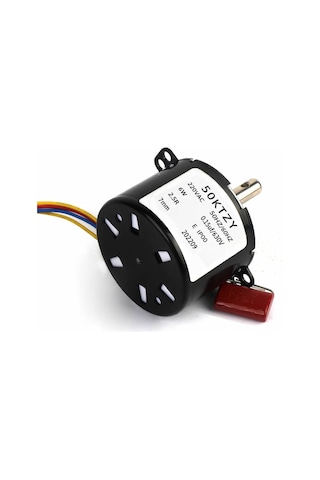 50ktyz 2.5rpm Ac Motor Kuluçka Viyol Çevirme 220v Senkron Metal Dişli