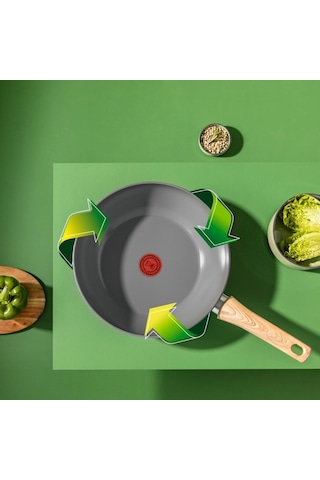 Tefal Ceramic Renew Wok Tava - 28 Cm C4251943 2100129950 Gri