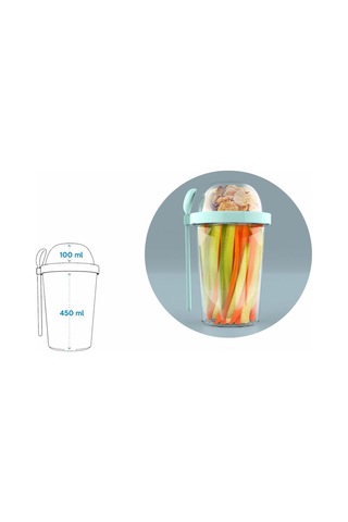 Zweikell Capsule Bpa Içermez Atıştırmalık Kabı Lacivert 550 ML