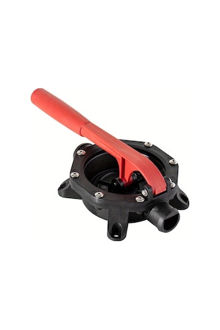 Motion003 1 Adet Siyah Kırmızı Diyafram Tipi Manuel Pompa El Pompası Abs Malzeme Yağ Su Atık Su Transferi