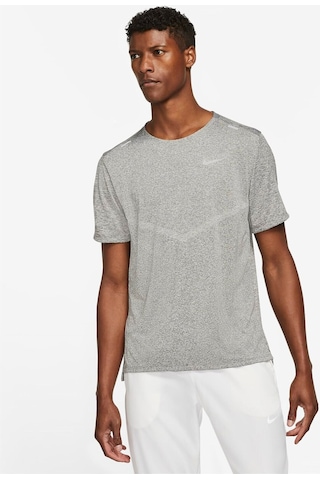 Nike M Nk Df Rıse 365 Ss Erkek Gri T-shirt - Cz9184-084