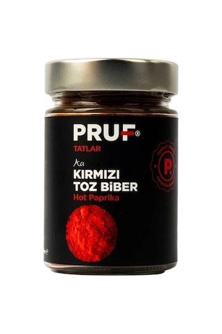 Pruf Tatlar Acı Toz Kırmızı Biber 130 G