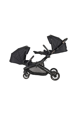 Prego İbiza Plus Travel Sistem İkiz Bebek Arabası 2223 Siyah