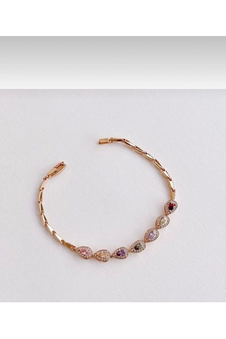 Jade Xuping Steel Bracelet Çok Renkli