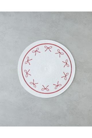 English Home Solina Pp 2'li Amerikan Servis 38 Cm Kırmızı - Beyaz