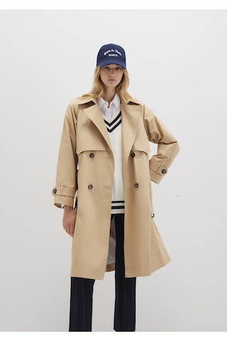 Mavi - Bej Trençkot 110703-82323 Bej
