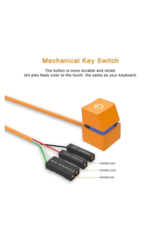 Homyl Masaüstü Bilgisayar Güç Anahtarı Mavi-ışık-4m