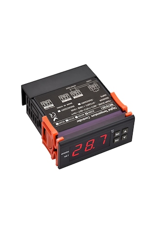 Monyee Wk7016c1 Akıllı Sıcaklık Kontrol Cihazı - 5a 220v - Isıtma/soğutma Otomatik Değişim - Hassas Algılama - Gecikme Koruması - Veri Kilidi - Abs Malzeme