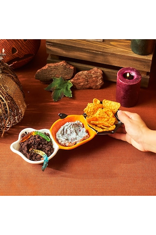 Karaca Halloween Bölmeli Çerezlik 30 Cm Renkli