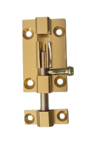 Alüminyum Sarı Mavzer Sürgü 5 Cm / 30 Mm 10 Adet