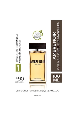 Yves Rocher Ambre Noir Erkek Parfüm EDT 100 ML
