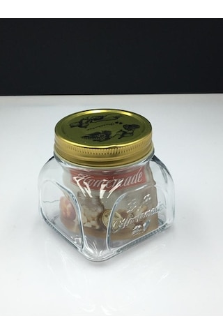 Paşabahçe 80383 Metal Kapaklı Cam Kavanoz 300  Cc Çok Renkli