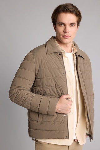Defacto Slim Fit Gömlek Yaka Kapitone Mont H1532ax26aubn571 Kahve-bn571