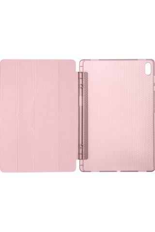 Samsung Uyumlu Galaxy Tab S11 Ultra Kılıf Tri Folding Kalem Bölmeli Standlı Arka Kapak