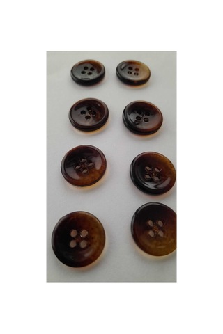 Kehrıbar Akrılık Düğme 17 Mm ,8 Adet