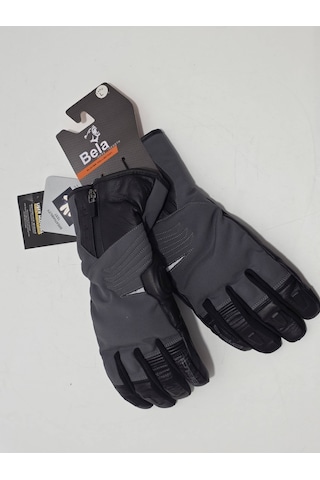 Bela Explorer Winter Wp Su Geçirmez Kışlık Motosiklet Eldiveni L Beden Siyah/gri