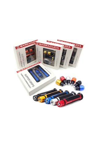 Barracuda Elcik Kırmızı Motosiklet Elcik Set Ve Denge Topuzları