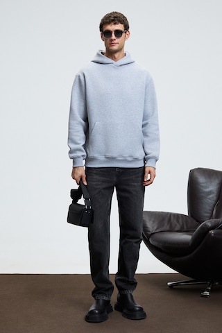 Grimelange AMOS Erkek Yumuşak Kumaşlı 3 İplik Oversize Kapüşonlu Kanguru Cepli Grimelanj Sweatshirt