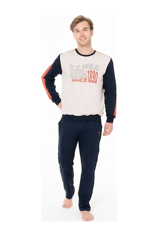 U.S. Polo Assn. U.s Polo Assn. 18939 Erkek Uzun Kollu Bisiklet Yaka Rahat Ev Giyim-bej Bej