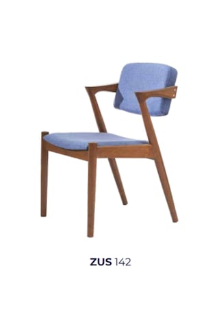 Bengimobilya Sandalye Zus142 Ters V Ayak Model Avangart Kayın Iskelet Şönil...