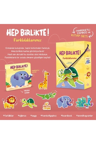 Bi Kutu Oyun Hep Birlikte - Farklılıklarımız Kitap Ve Oyun Seti