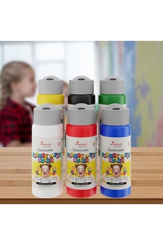 Ana Renkler Parmak Boyası 6&apos Lı Set 6x60ml Diğer