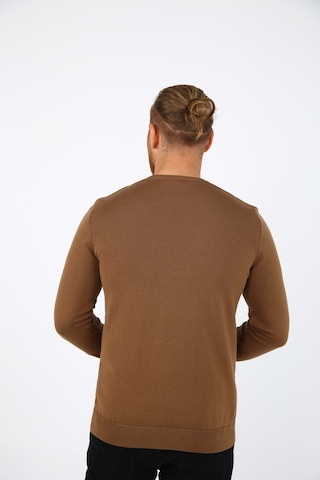 Erkek Brango Sıfır Bisiklet Yaka Triko Kazak 001