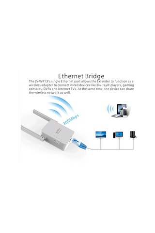 Leezsing "mt7628kn Çift Antenli 300mbps Kablosuz Wifi Sinyal Güçlendirici - Ap/repeater Modu"