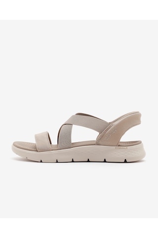 Skechers Go Walk Flex Sandal Kadın Bej Sandalet 141489 Tpe Bej