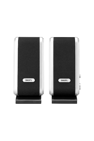 Snopy Sn-820 2.0 Siyah/Gümüş Lcd İnce Tasarım Usb Speaker