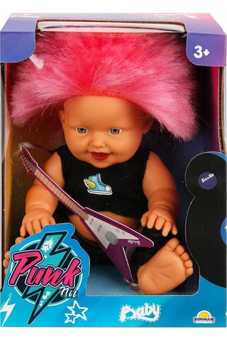 Punk Nil Bebek 23 Cm 23495 Pembe Kirpi Saç