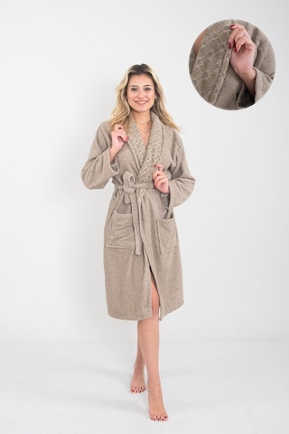 Güvenal Soft Unisex Bornoz 2 Kahverengi