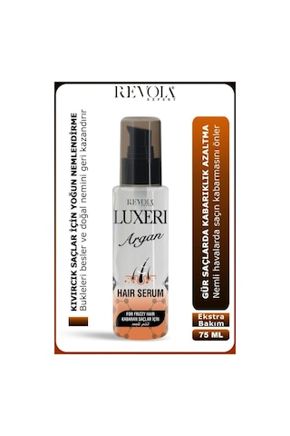 Luxeri Kabaran Saçlar İçin Saç Bakım Serumu 75 Ml Argan