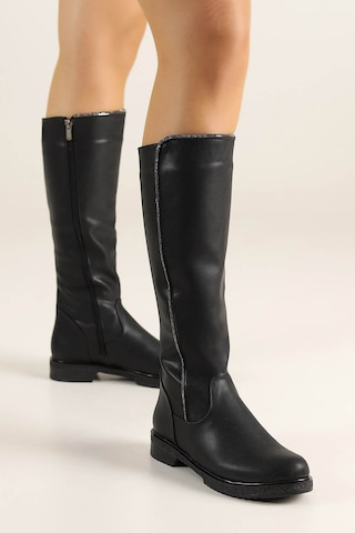 Trender Siyah Kadın Çizme 173-1965 Siyah